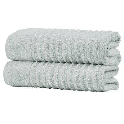 Isla Jade 2pc Ribbed Bath Sheets Set