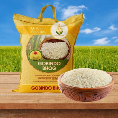 Shastha Traditional Gobindo Bhog Rice/ White Rice - Pack of 2 , 10 Lbs = 20 lbs