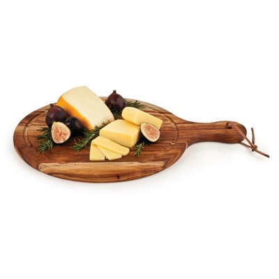 Twine Country Home Acacia Wood Cheese Board Paddle, Acacia Wood Charcuterie Board, 15.8" by 11.9", Gourmet Gift Set