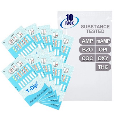 Mintegrity [10pk] 7 Panel Urine Drug Test Card for Home | High Sensitivity Substance Screening Home Detection Urine Dip Card | MT-WDOA-274
