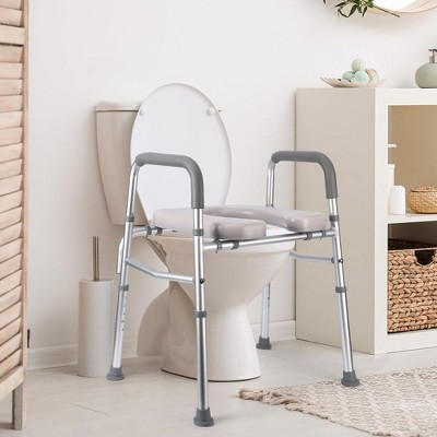 Raised Toilet Seat with Handles