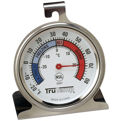 Taylor® Precision Products Freezer-Refrigerator Thermometer in Silver