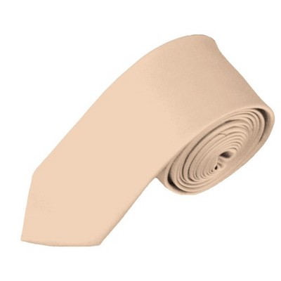Men's Solid Color Skinny 2 Inch Wide And 57 Inch Long Neckties