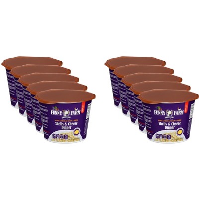 Funny Farm Mac & Cheese Goat White Cheddar - Pack of 10 - 2.05 oz