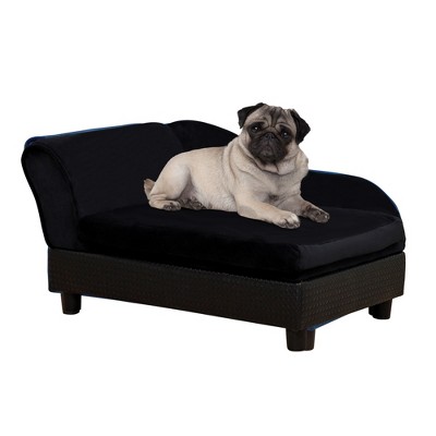PawHut Fancy Dog Bed for Small Dogs with Hidden Storage, Small Dog Couch with Soft Foam, Dog Sofa Bed, Cushy Dog Bed