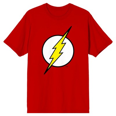 DC Comics The Flash Logo Men's Red Graphic Tee