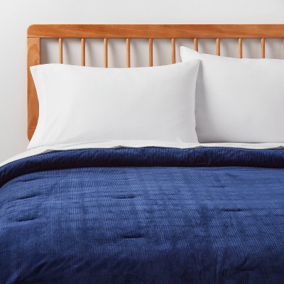 Corduroy Plaid Comforter - Room Essentials™