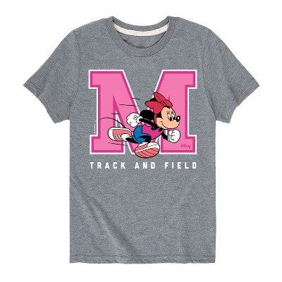 Boys' - Disney - Minnie Track And Field Short Sleeve Graphic T-Shirt