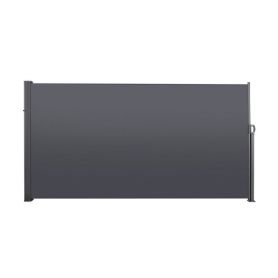 XINGHANZHENXUAN 118.1 × 63-in Retractable Side Screen Awning, UV Resistant, Waterproof, Patio Privacy Screen for Garden, Balcony, Courtyard
