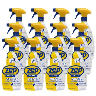 ZEP Zep Plus Foaming Grout Cleaner – Protects Grout from Grime – 32 oz. - Case of 12