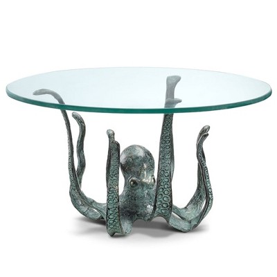 SPI Home Octopus Table Server Candleholder – Cast Iron Centerpiece, Nautical Design, 16" Wide Coastal Decor Accent