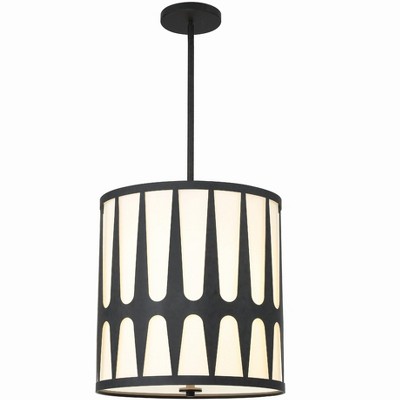 Crystorama Lighting Royston 4 - Light Pendant in  Black
