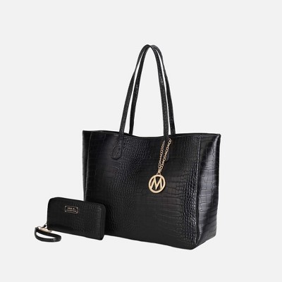 MKF Collection Sadie Oversize Handbag Women Tote & Wallet Set by Mia K
