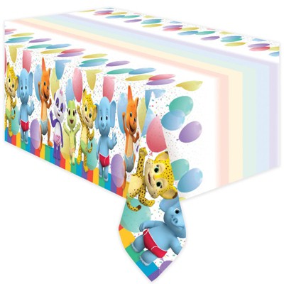 Treasures Gifted Word Party Tablecloth - Word Party Birthday Supplies - 1 Pack