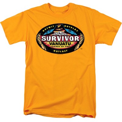 Survivor Vanuatu Adult T-Shirt Gold