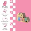 THE LICKER STORE Kazoku Modern Cardboard 5-in-1 Family Cat Cave Scratcher with Catnip and Pull-Out Design - 3 of 4