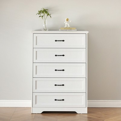 Whizmax Modern 5 6 Drawers Dresser, Chest of Drawers Closet Organizers and Storage Clothes, Modern Dressers for Closet Living Room, Kids Bedroom