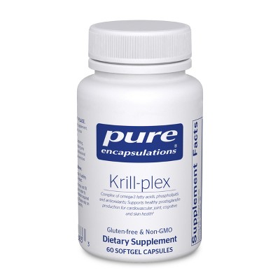 Pure Encapsulations Krill-Plex - Supports Menstrual Comfort, Heart Health, Joint Support, Cognitive Function and Skin Health - 60 Softgel Capsules