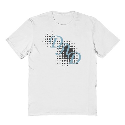 Rerun Island Men's Dad Halftone Short Sleeve Graphic Cotton T-Shirt