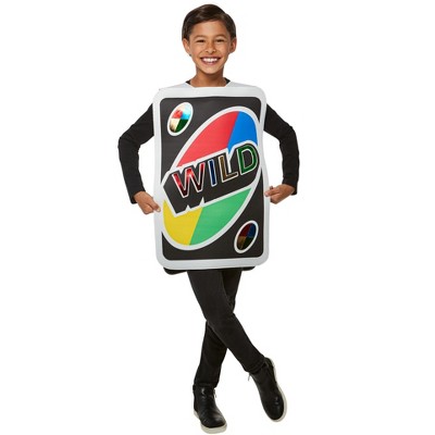 Rubies Mattel Games Uno Wild Card Kids Costume