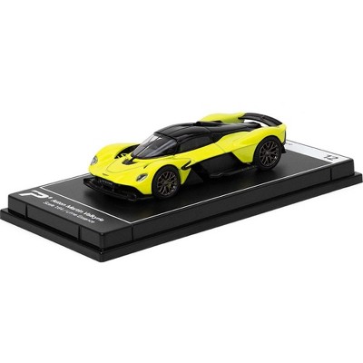 PosterCars - 1:64 Scale Aston Martin Valkyrie Lime Essence Hypercar League Collection No.12