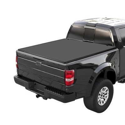 Soft Tri-Fold Truck Bed Tonneau Cover Compatible with Ford F150