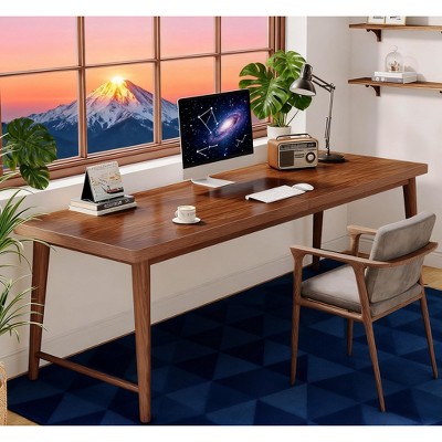 Gulches 78.7" 2-Person Executive Computer Desk, Home Office Study Work Table Double Workstation