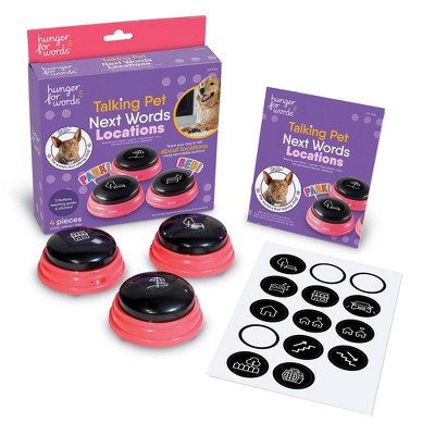 Hunger For Words Talking Pet Next Words: Locations Dog Buttons for Communication