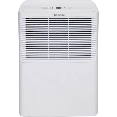 Hisense 25-pint Dehumidifier: Energy Star Certified, Washable Filter, Electrostatic, 1200-1500 sq. ft. Room, Basement Use