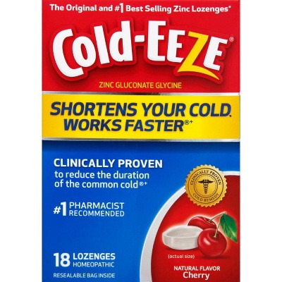 Cold-Eeze Cold Remedy Lozenges Wild Cherry, 18 Count