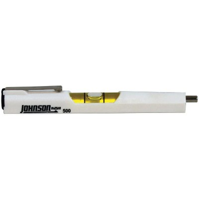 Johnson 5 in. Plastic Magnetic Pocket Level 1 vial