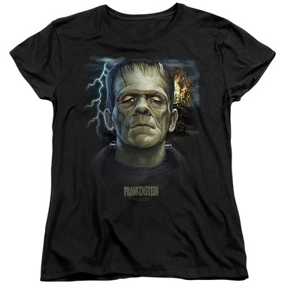 Women's Universal Monsters Frankenstein Head T-Shirt