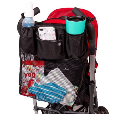J.L. Childress Cups 'N Cargo Stroller Organizer - Black