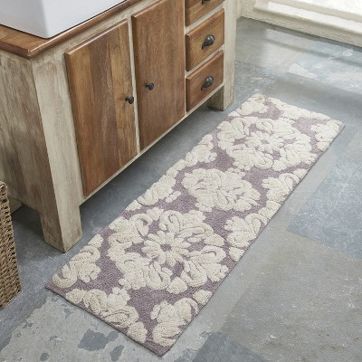 Medallion Collection 100% Cotton Tufted Bathroom Rug with Non-Slip Backing, Machine Washable, Tumble Dry Bath Mat