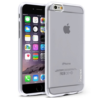 INSTEN Clear Ultra Slim Thin TPU Protective Case compatible with Apple iPhone