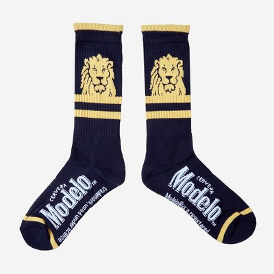 Men's Modelo Especial Athletic Crew Socks - Blue 6-12