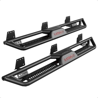 6.5-inch Dual-Step Running Boards for 2019-2023 Ram 1500 Crew Cab New Body Style, Bolt-On Side Steps Nerf Bars, Not for 2019-2023 Classic