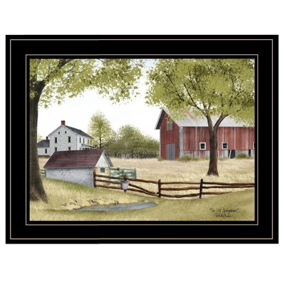Gulches Modern Framed Print, "The Old Spring House," Black Frame, Ready to Hang