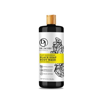 Dr Jacobs Naturals Liquid Black Soap Gel - Moisturizing (Sensual Monoi)  - Vegan