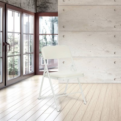 Set of 4 Premium Resin Plastic Folding Chairs - Hampden Furnishings