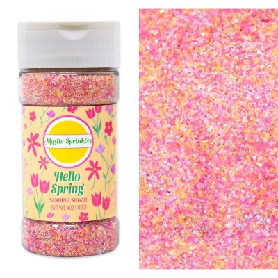 Mystic Sprinkles Hello Spring Sanding Sugar 4oz Bottle