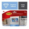Command Large Sized Caddy with Strips: Clear Plastic Wall Organizer, Universal Storage, Command Strip Shelf, 4lb Capacity - 2 of 4