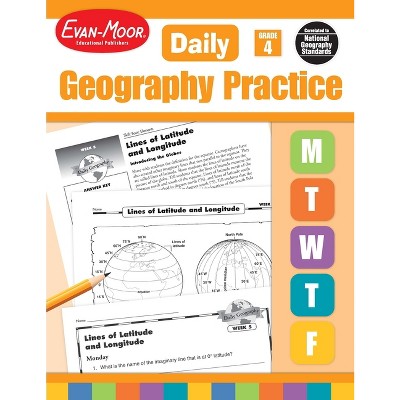 Daily Geography Practice Grade 4 - by  Evan-Moor Educational Publishers (Paperback)