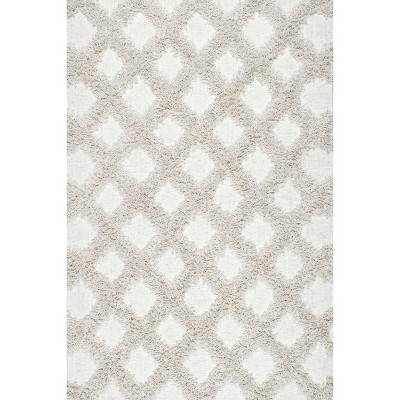 Nuloom Francene Diamond Trellis Shag Indoor Area Rug