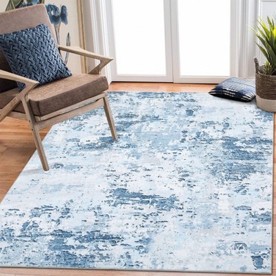 Modern Abstract Area Rug Machine Washable Area Rug Soft Area Rug Stain Resistant Easy Cleaning Area Rug Non Slip  Carpet