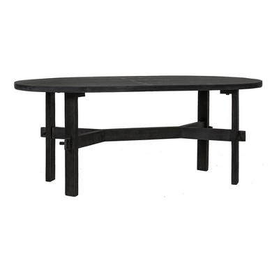 East at Main 46" Acacia Oval Coffee Table