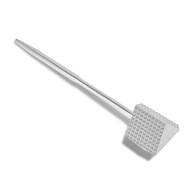 Unique Bargains Three-sided Meat Tenderizer Mallet Silver Tone 1 Pc