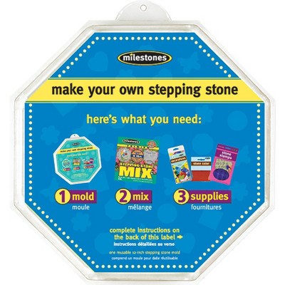 Milestones Stepping Stone Mold-Octagon 12"