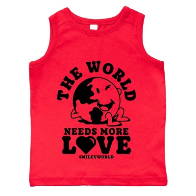 The Juniper Shop SmileyWorld The World Needs More Love Toddler Tank