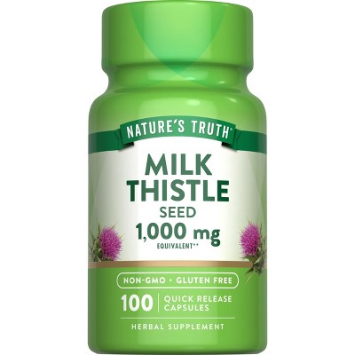 Nature's Truth Milk Thistle Extract 1000mg | 100 Capsules